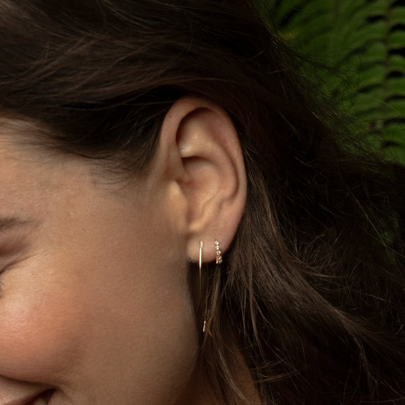 Jackie Gold Femmes Créoles Or 14 carats JKE24.440-zoom-