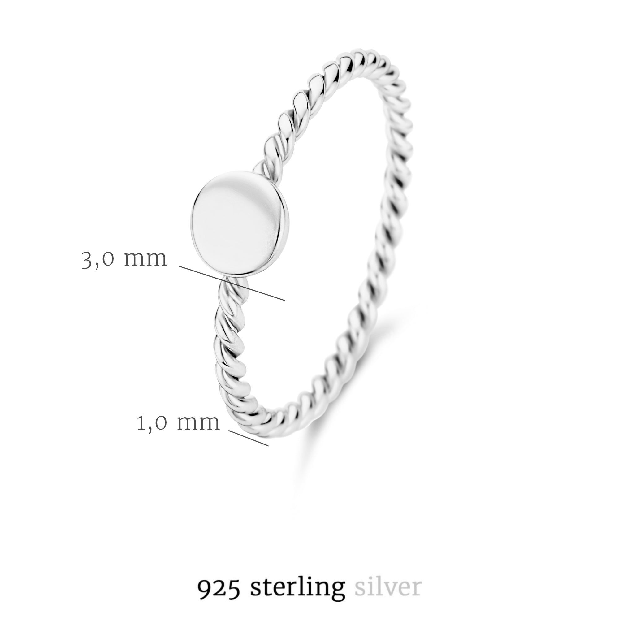 Selected Jewels Julie Belle 925 Sterling Zilveren Ring SJ300012-58