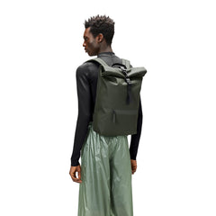 Rains Rolltop Green Backpack R13320-03