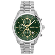 Hugo Boss Grand Prix 44 Montre Homme En Argent HB1514266