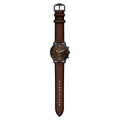 Fossil Neutra Round Black Dial Watch FS6163