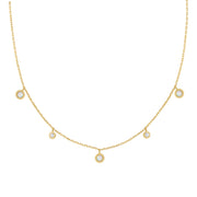 Ania Haie Sunny Sparkler Collier De Station D'Opale De Kyoto De Couleur Or AH-N064-03G