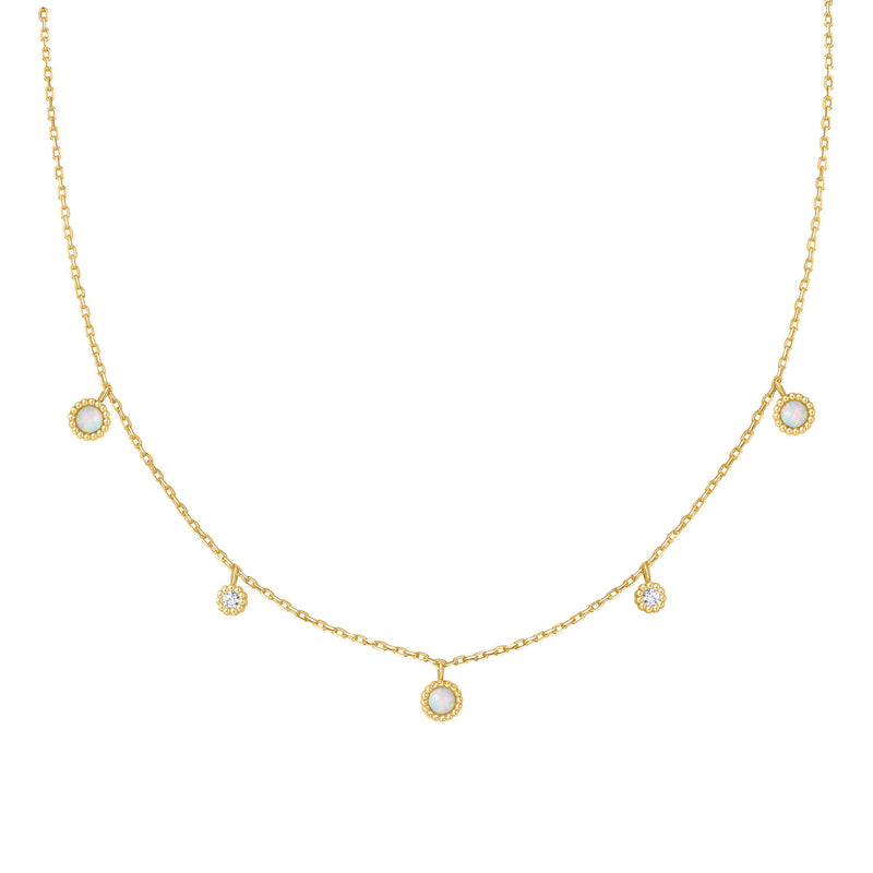 Ania Haie Sunny Sparkler Collier De Station D'Opale De Kyoto De Couleur Or AH-N064-03G-zoom-