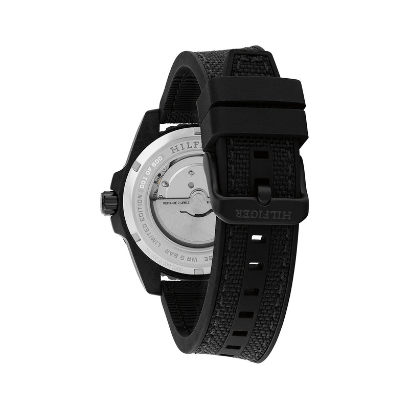 Tommy Hilfiger Carbon Montre Automatique Pour Femme Noire TH1792159-zoom-