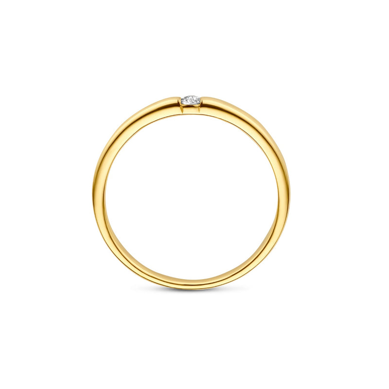Isabel Bernard De la Paix Bague De la Paix Mia en or 14 carats avec diamant 0,05 carat IBD330046-56-zoom-