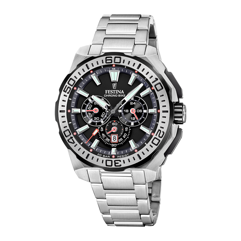 Festina Chrono Bike Montre Homme Noire F20724/7-zoom-