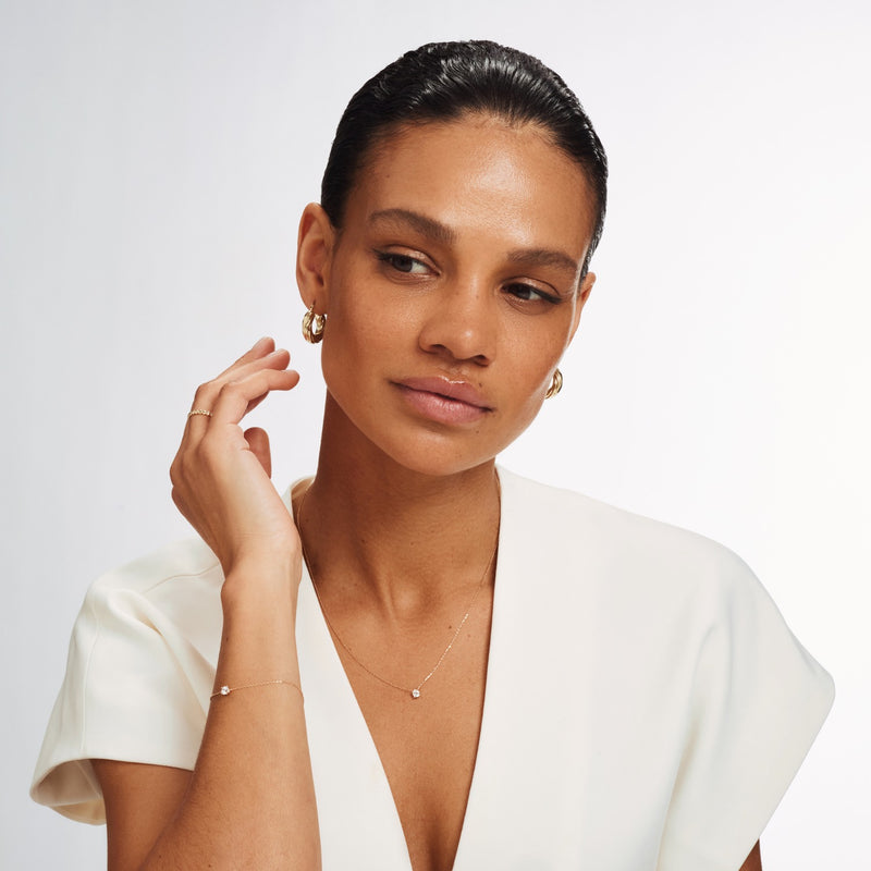 Isabel Bernard La Concorde Collier Or rose 14 carats IB340142-zoom-