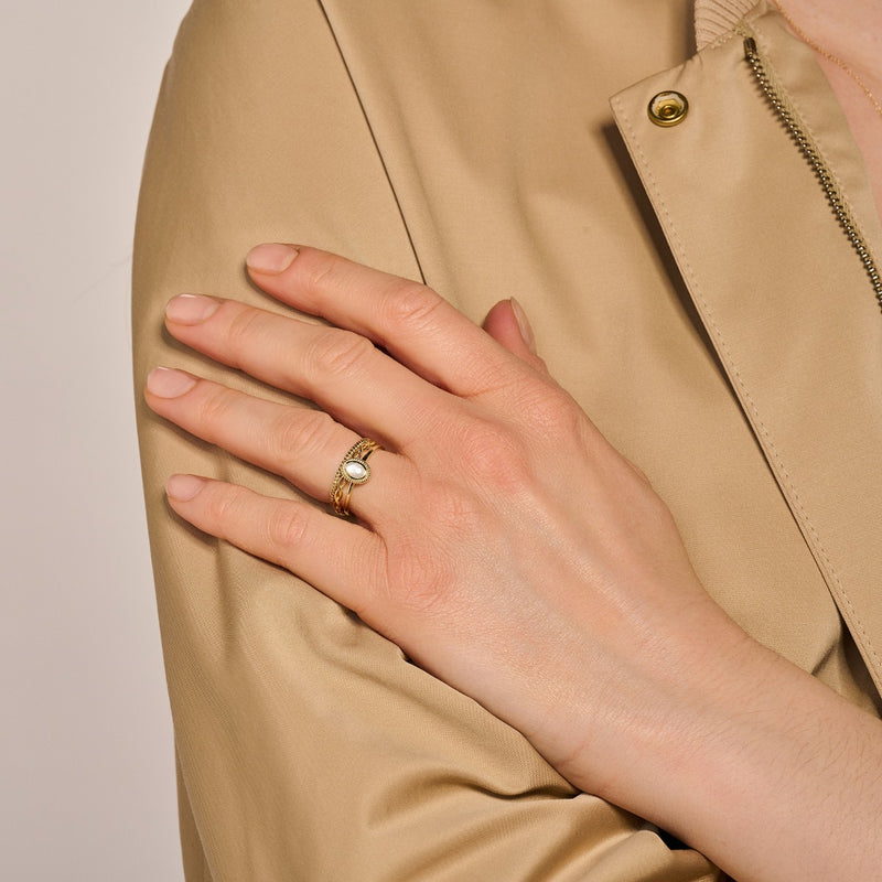 Blush Bague Or 14 carats 1239YMQ/46-zoom-