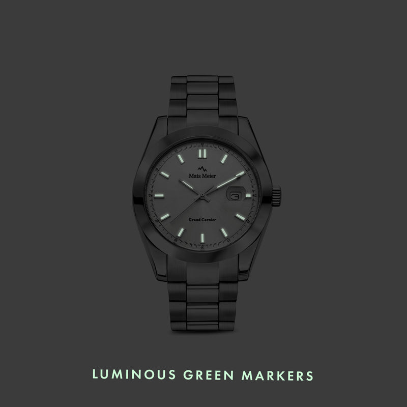 Mats Meier Grand Cornier Hommes Montre Argent MM00513-zoom-