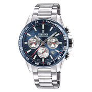 Festina Timeless Chrono Hommes Montre Argent F20560-2