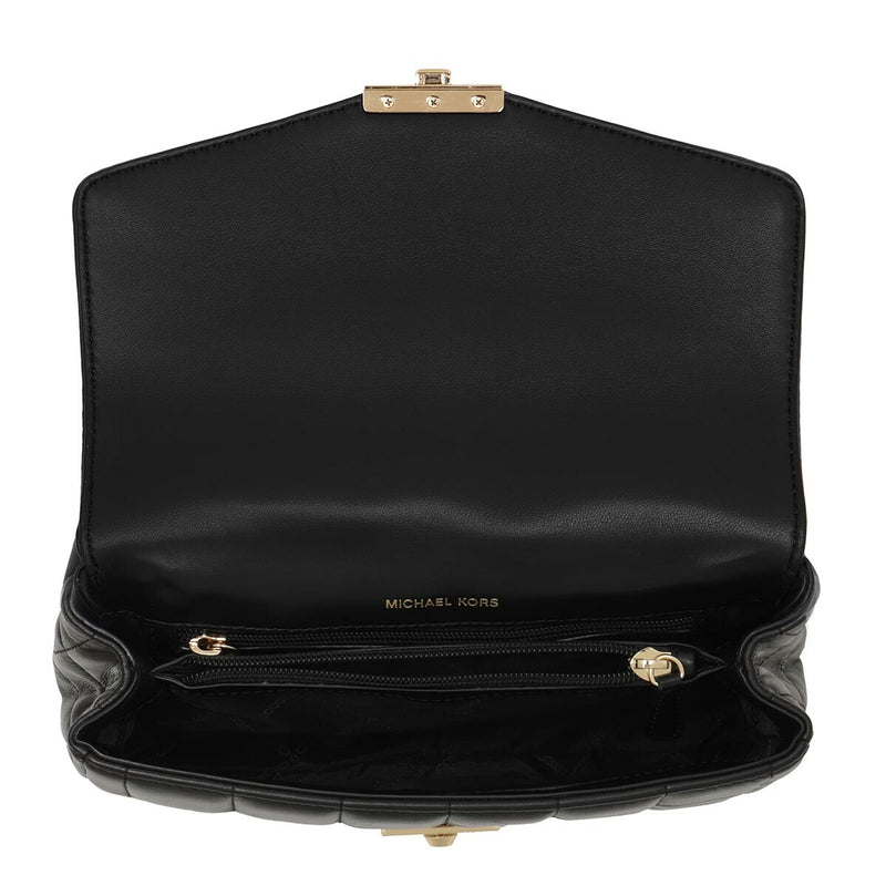 Michael Kors Soho Zwarte Kalfsleren Crossbody Tas 30F0G1SL3L-001-zoom-