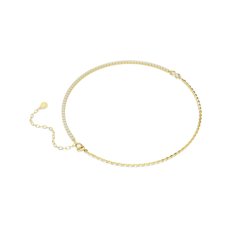 Swarovski Collier Matrix Tennis couleur or 5747717-zoom-