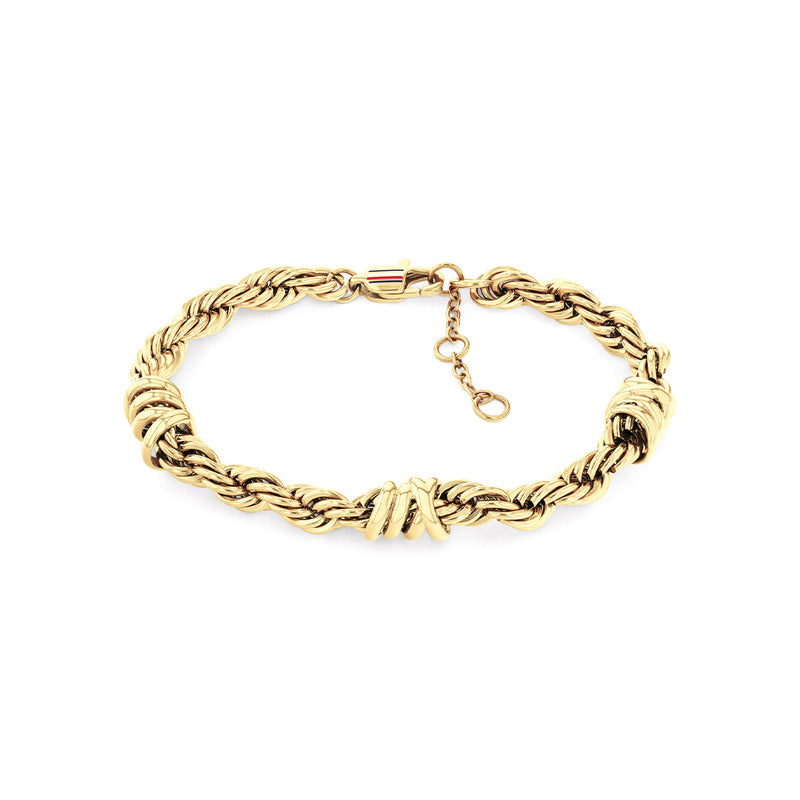 Tommy Hilfiger Acier Inoxydable Doré Femme Bracelet Chaîne TJ2781026-zoom-