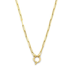 Isabel Bernard Aidee Odile 14 Carat Golden Schakel Necklace IB340160