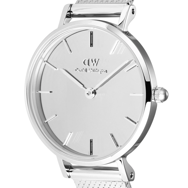 Daniel Wellington Petite&Quadro Mini Reflection Montre Femme Argentée DW00100796-zoom-