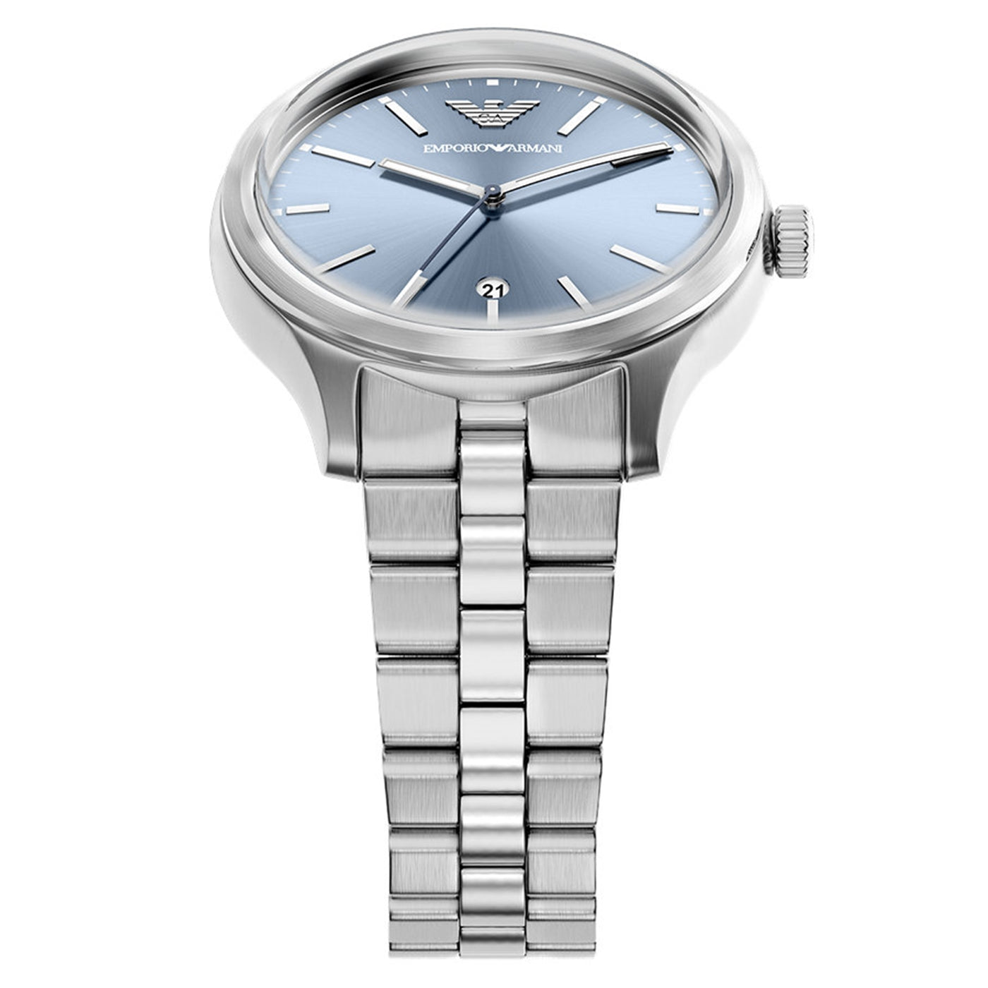 Emporio Armani Round Blue Dial Watch AR11748