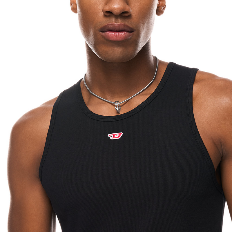 Diesel D Logo Stainless Steel Unisex Necklace DX1672040-zoom-