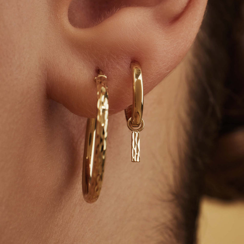 Isabel Bernard Rivoli Femmes Créoles Or 14 carats IB360150-zoom-