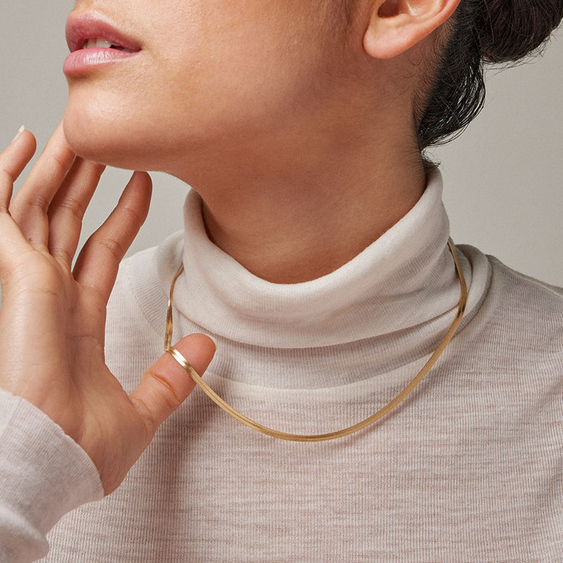 ENAMEL Copenhagen Collier Plaqué or 18 carats N60G-zoom-