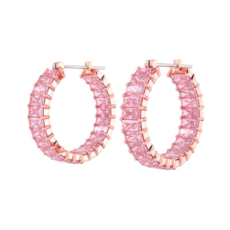Swarovski Matrix Boucles d'oreilles Or rose 5657726-zoom-