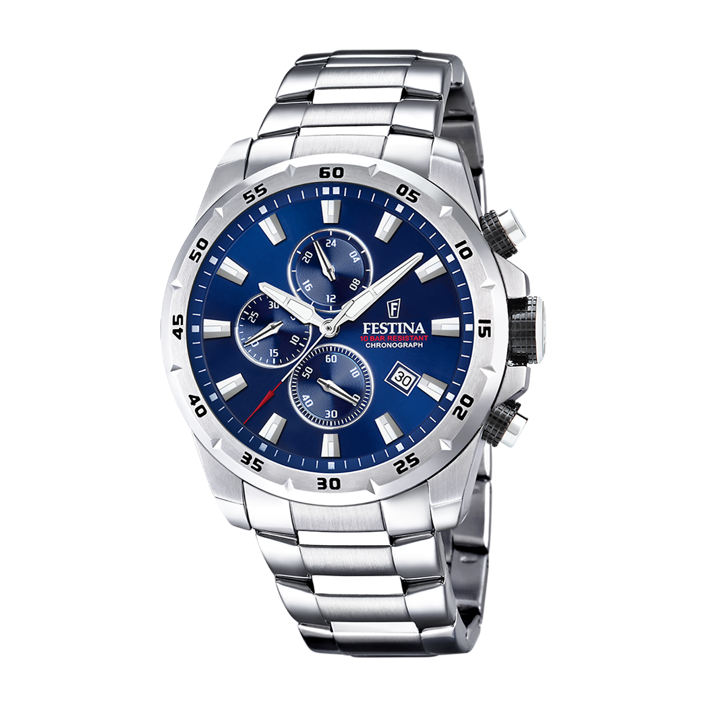 Festina Chrono Sport Silver Watch F20463-2