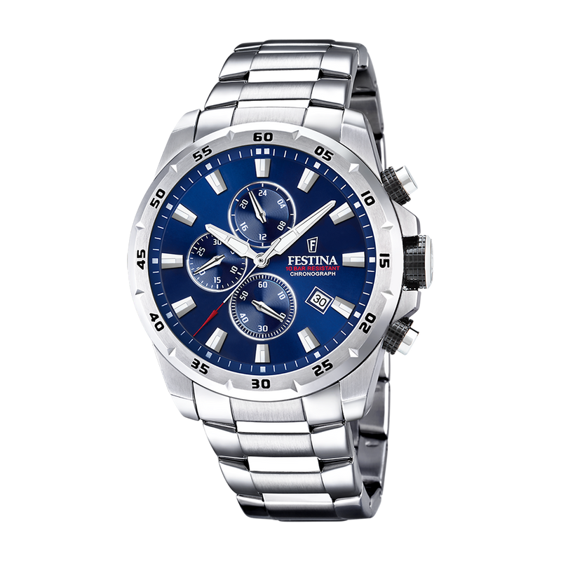 Festina Chrono Sport Hommes Montre Argent F20463-2-zoom-