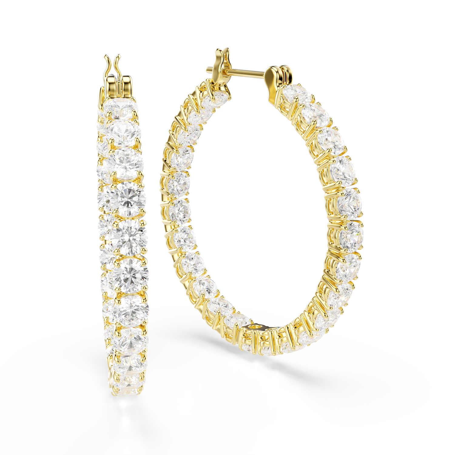 Swarovski Matrix Gold Plated Earrings 5750620