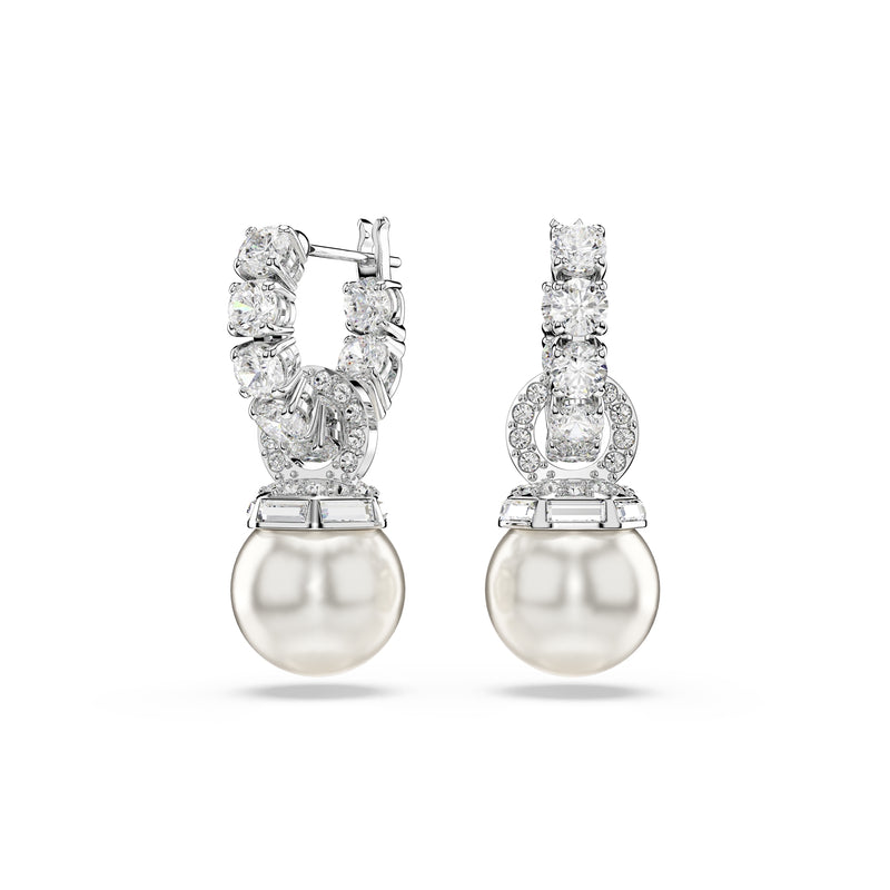 Swarovski Matrix Clous d'oreilles Matrix couleur argent 5691716-zoom-
