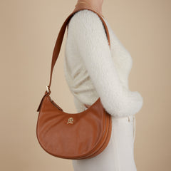 Tommy Hilfiger Crest Brown Shoulder Bag AW0AW152290HE