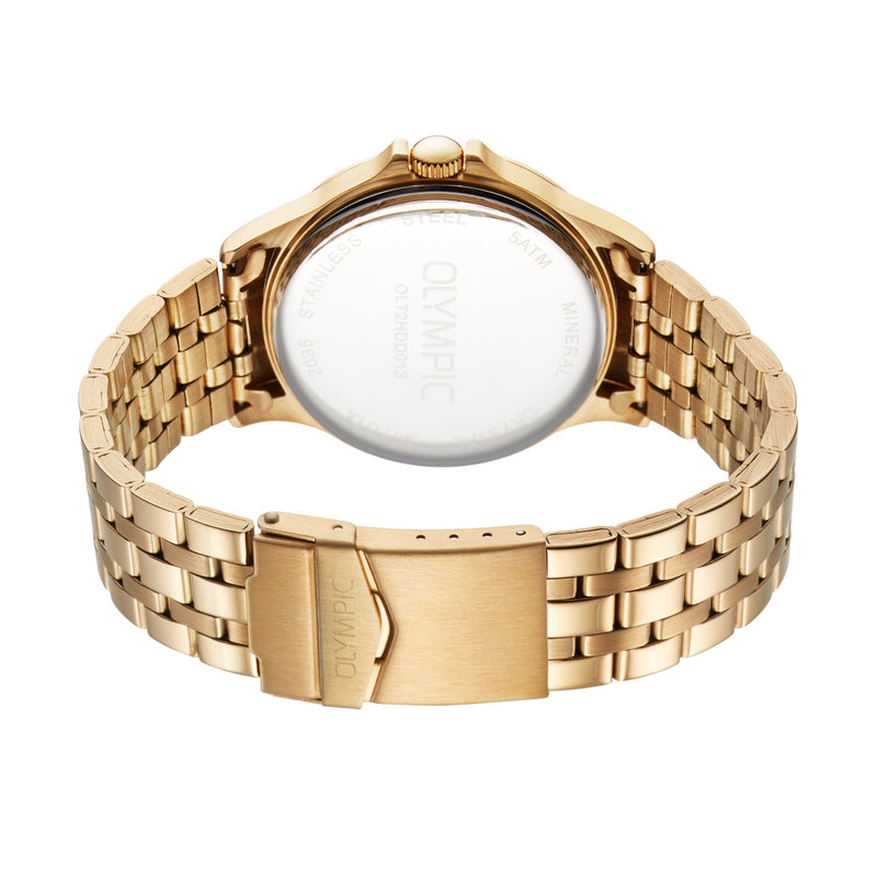 Olympic Danny Goudkleurig Heren Horloge 2002-OL72HDD013-zoom-