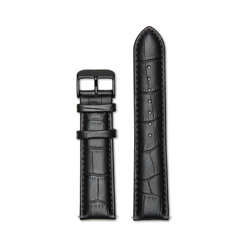 Mats Meier Strap 22mm Croco Zwart MM41006-zoom-