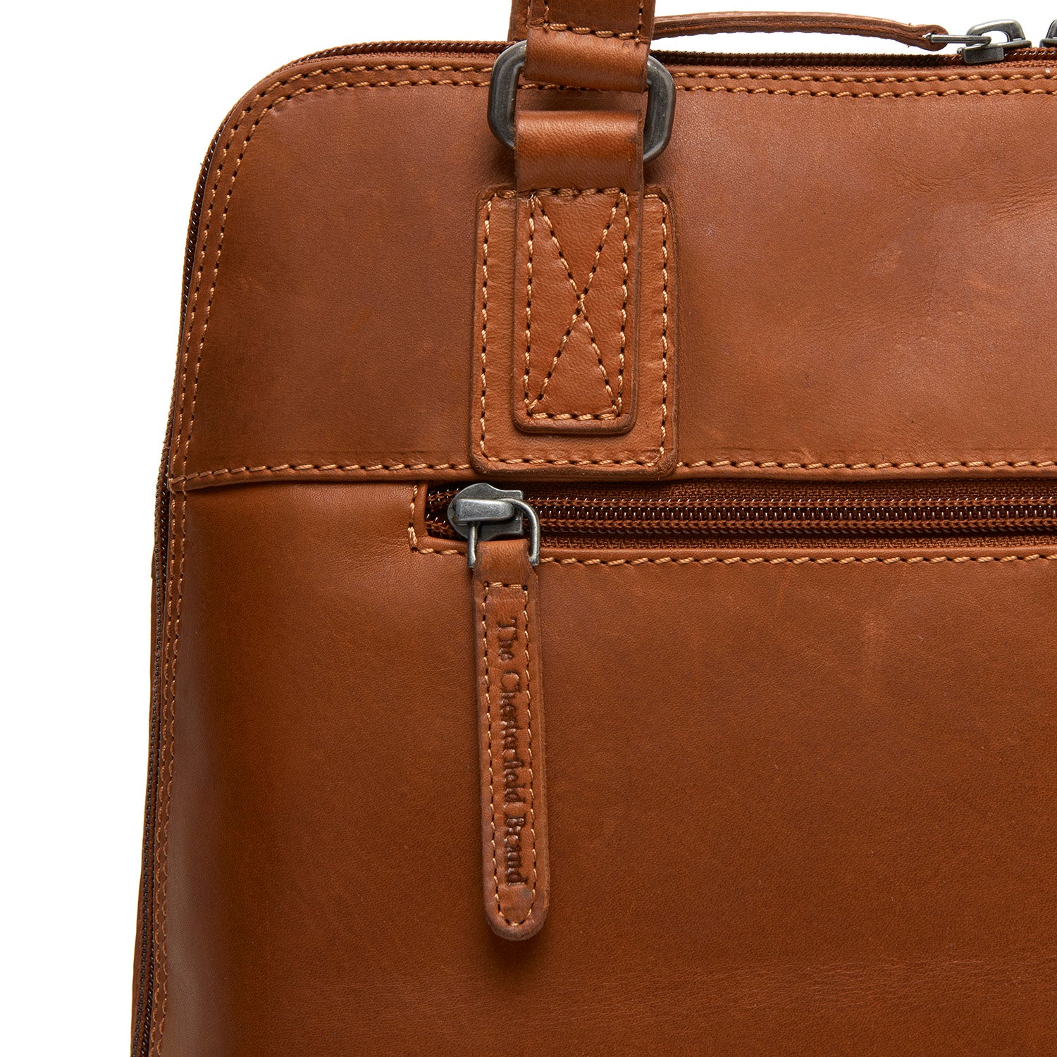 The Chesterfield Brand Belgrado Leather Cognac Shoulder Bag C48.134031