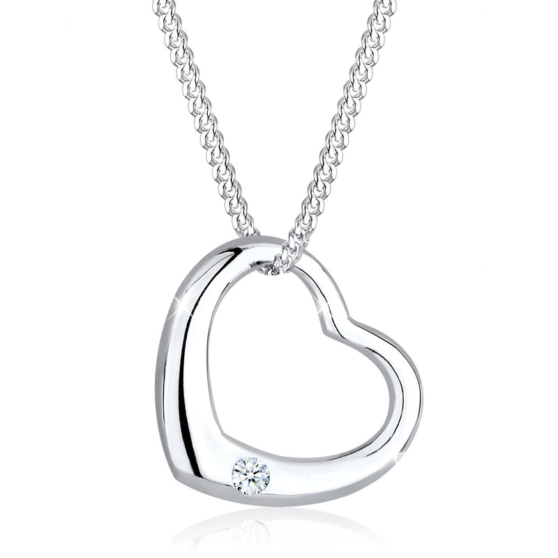 Elli 925 Sterling Silver Necklace with Diamond (0.03 ct) 2004-BF-0007553-001-zoom-
