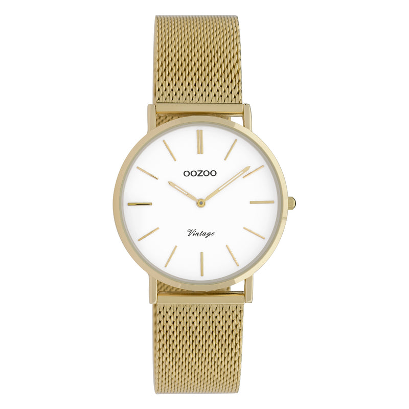 OOZOO Vintage Femmes Montre Or C9911-zoom-
