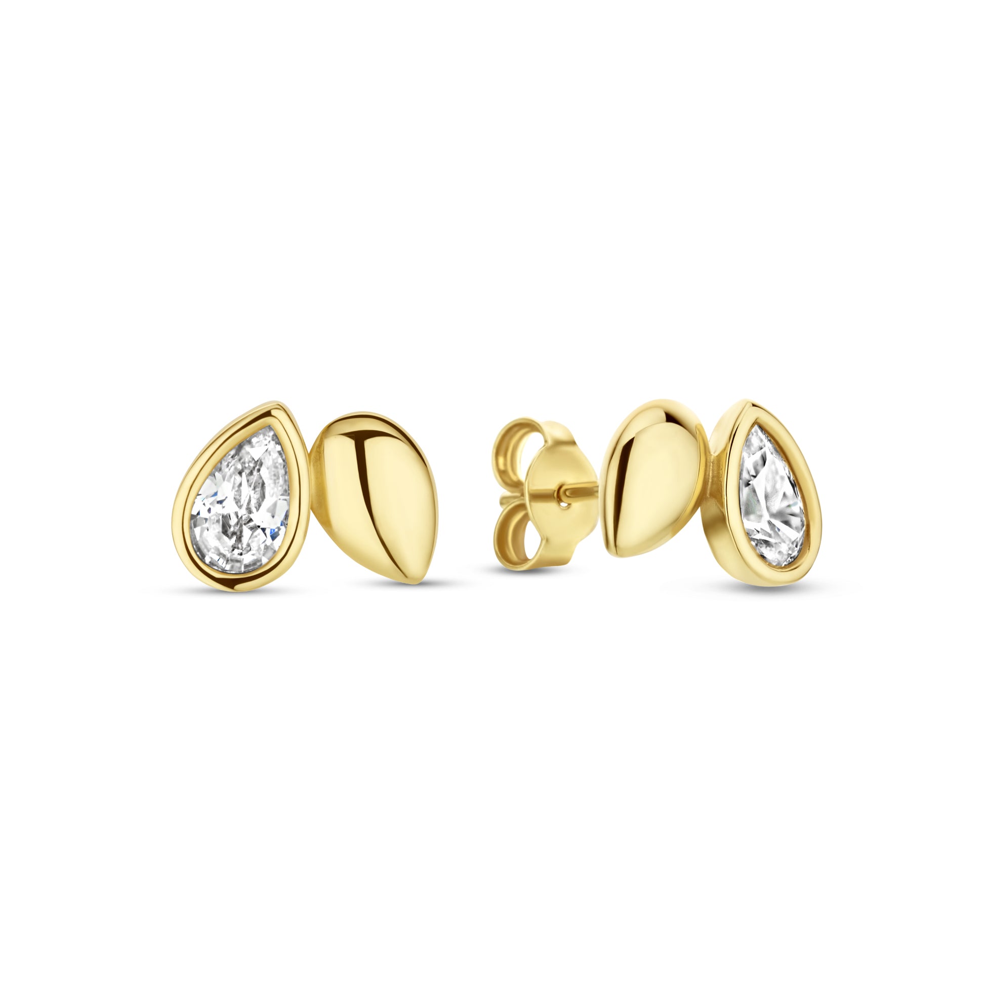 Beloro Jewels Monte Napoleone Natalia 9 carat gold Ear Studs BO360019