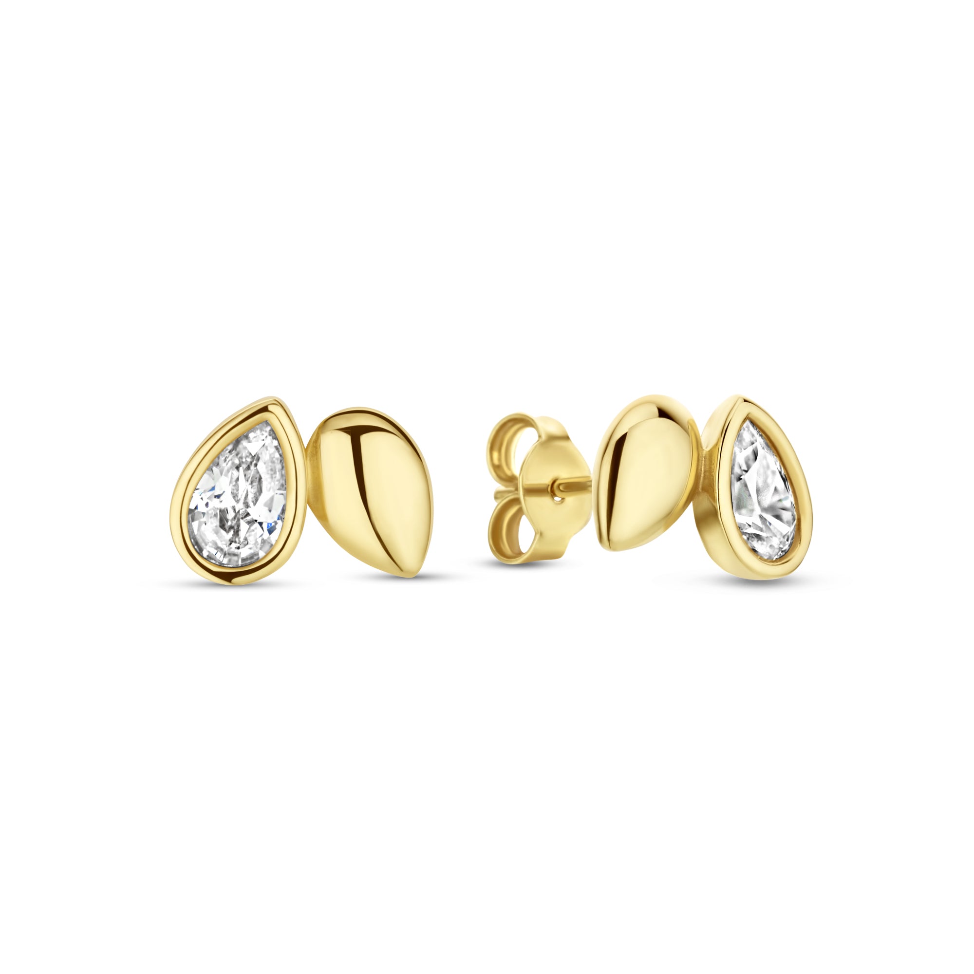Beloro Jewels Monte Napoleone Natalia 9 carat gold Ear Studs BO360019