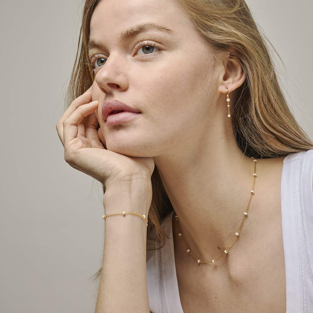 ENAMEL Copenhagen Lola Bold Gold Plated Recycled 925 Sterling Silver Earrings E424G-DY