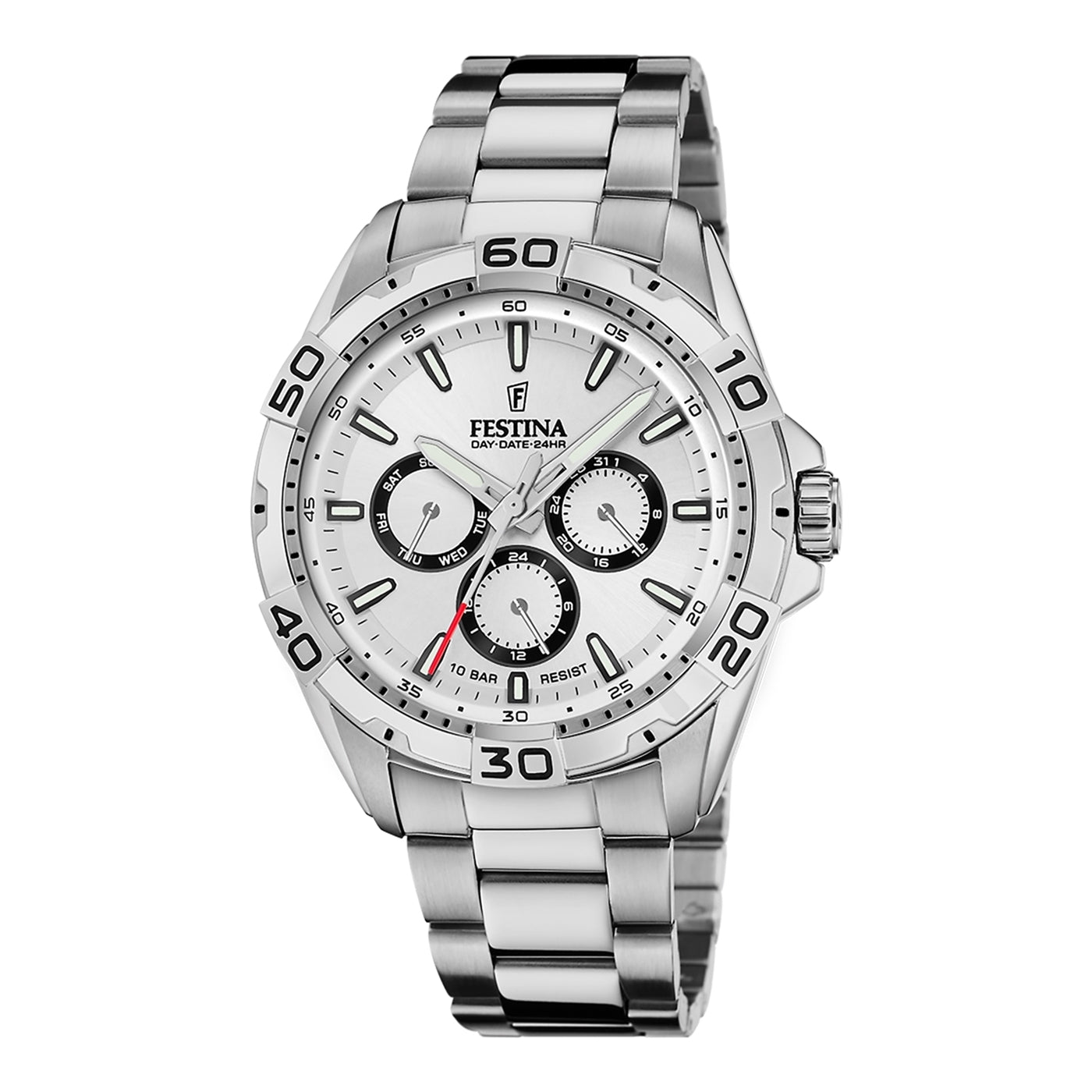 Festina Multifunction Silver Watch F20623/1