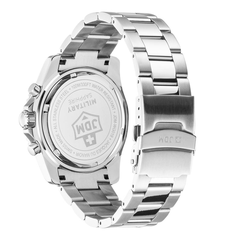 JDM Military Sierra Chrono Montre Bleue Pour Homme JDM-WG019-02-zoom-