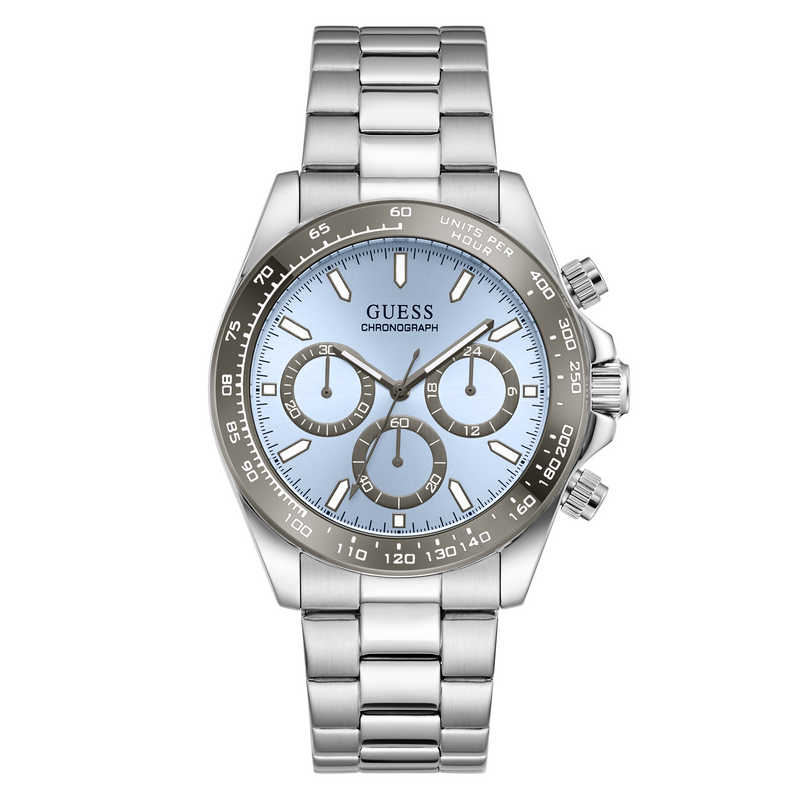 Guess Arthur Light Blue Chronograph Men's Watch GW1058G1-zoom-