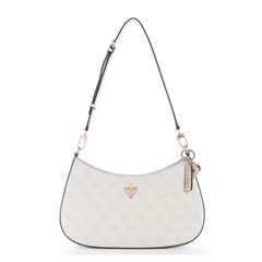 Guess Noelle II Bone Logo Top Zip Shoulder Bag HWBG96-72180-BNN