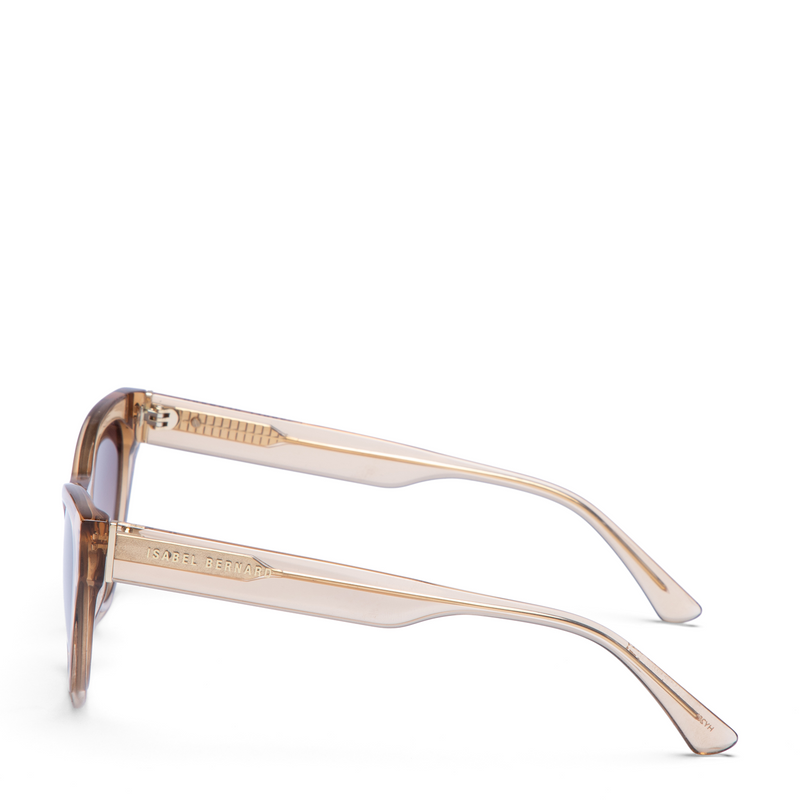 Isabel Bernard La Vilette Transparent Brown Sunglasses IB380011-13-14-zoom-