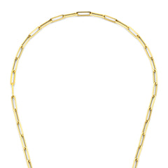Isabel Bernard Aidee Odile 14 Carat Golden Schakel Necklace IB340160
