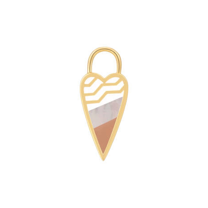 Ania Haie Pop Charms Gold Coloured Charm AH-EC048-10G-zoom-