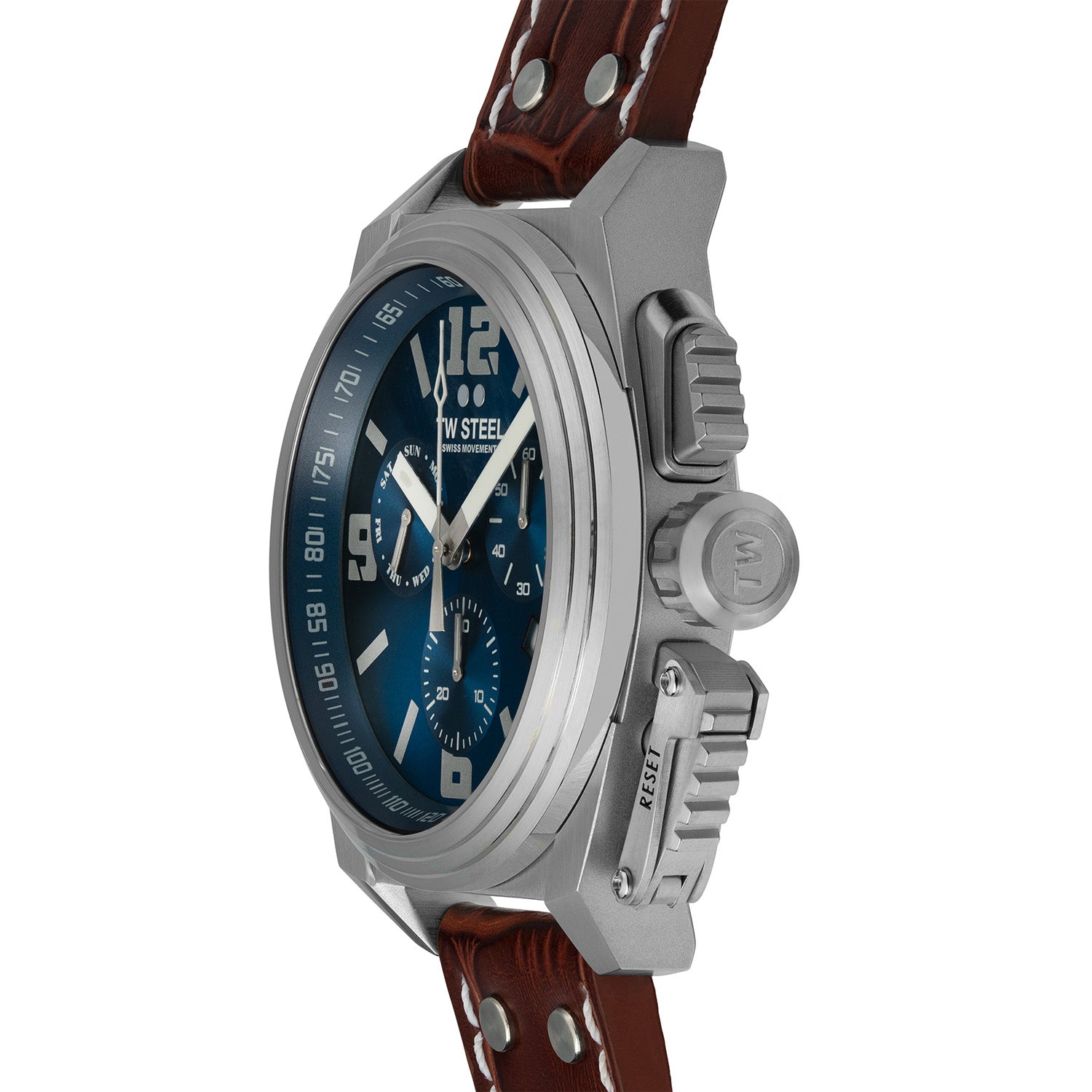 TW Steel Swiss Canteen Blue Men's Watch 2002-TW1113