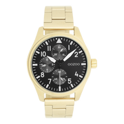 OOZOO Timepieces Montre Pour Homme Dorée et Noire C11507