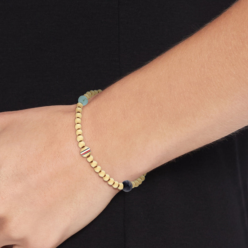 Tommy Hilfiger Acier Inoxydable Doré Femme Bracelet Perles TJ2781040-zoom-