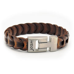 Josh Brown Bracelet 50046-BRA-S/COGNAC/M