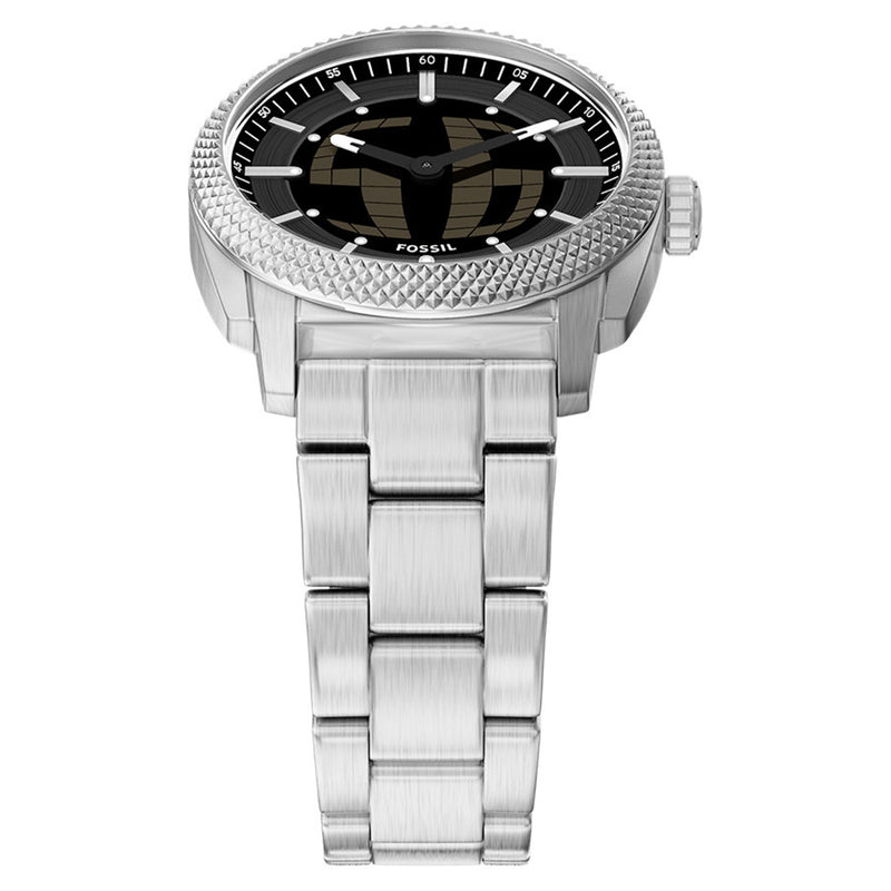 Fossil Machine Round Black Dial Watch FS6155-zoom-