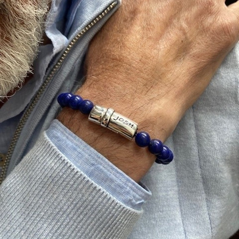Josh Bracelet Bleu 09285-BRA-S/LAPISLAZ/M-zoom-